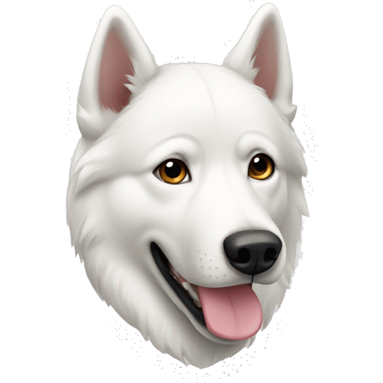 White husky emoji