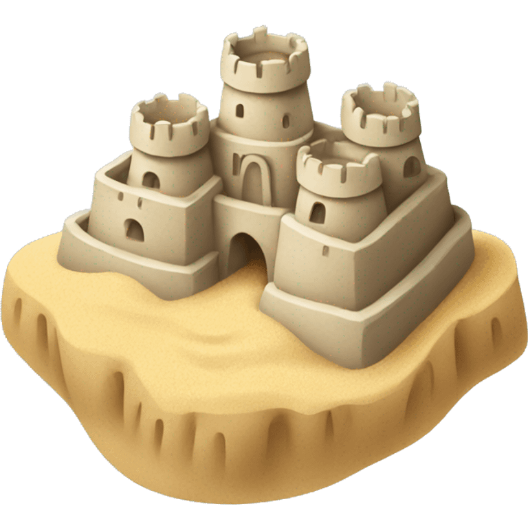 Sand castle emoji