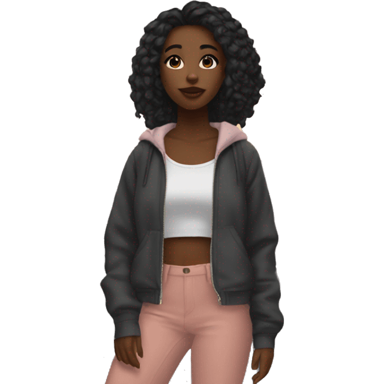 Aesthetic soft city girl emoji