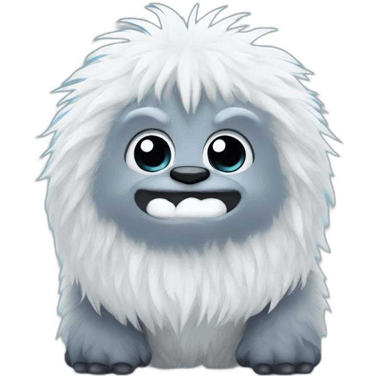 little kawaii Yeti emoji