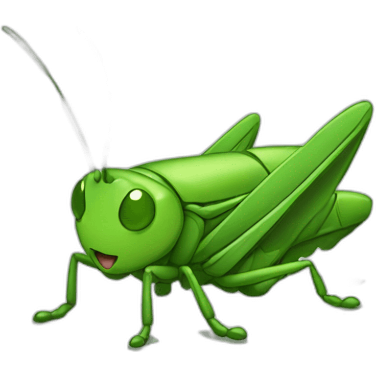 kawai anime grasshopper emoji