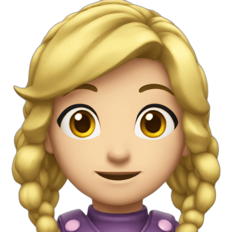 Claudia from the nintendo game “Crazy Galaxy” emoji