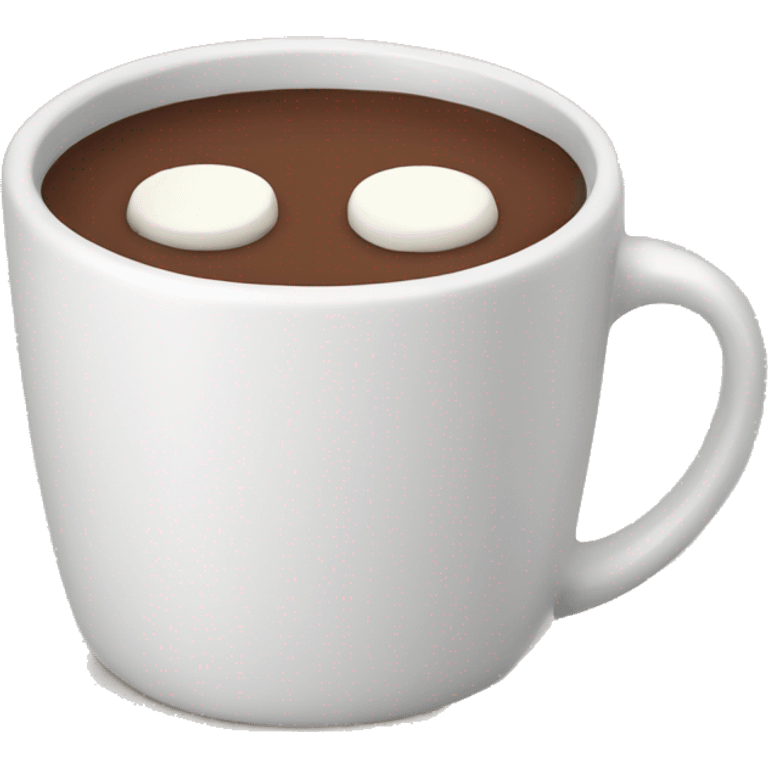 Hot chocolate Christmas cup emoji