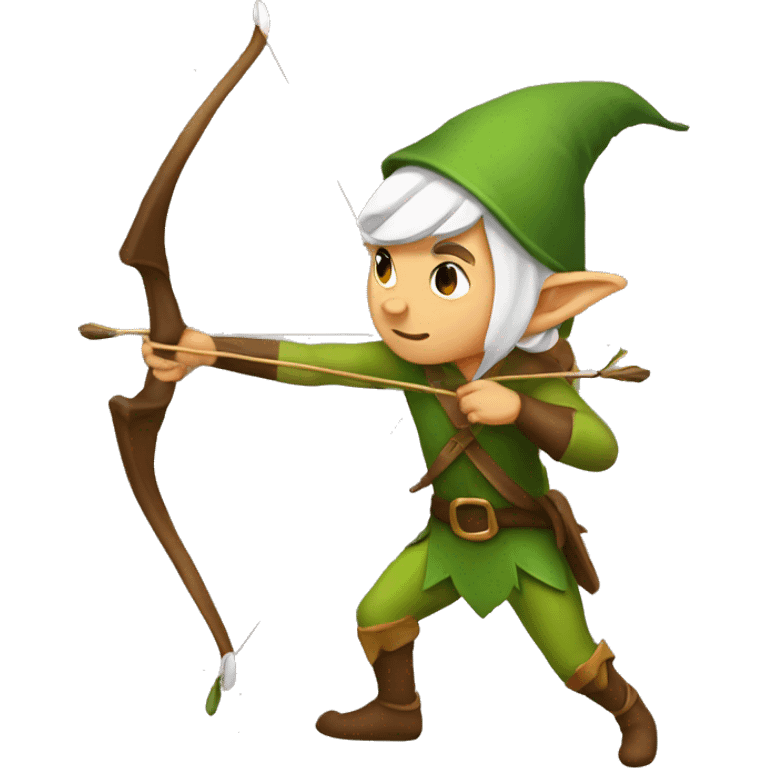 an elf with a longbow emoji