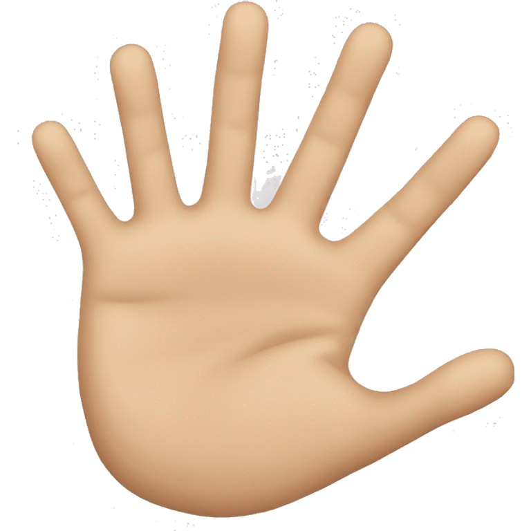 A hand emoji