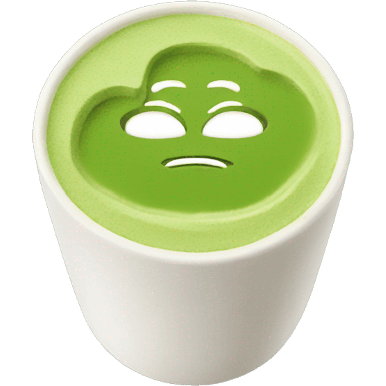 Japanese matcha latte  emoji