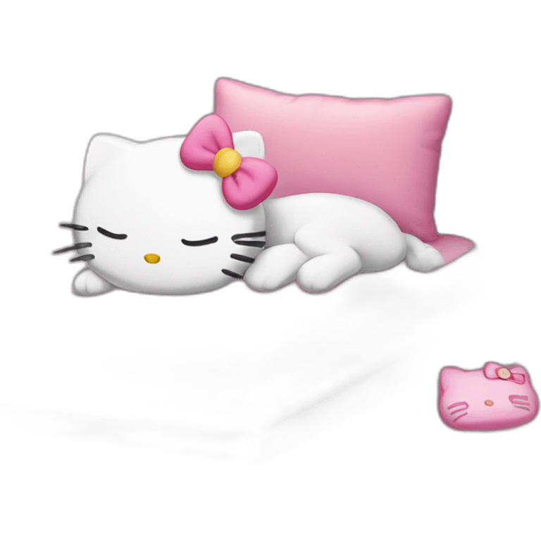 Hello kitty sleeps emoji