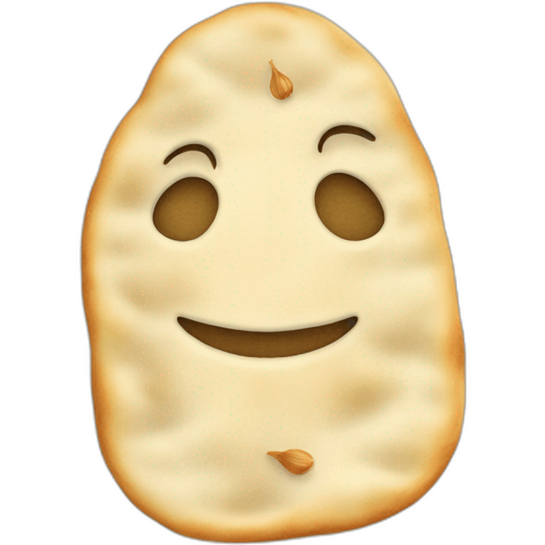 Garlic naan emoji