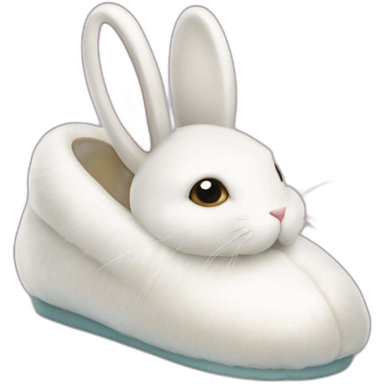 Pearlescent rabbit slipper emoji