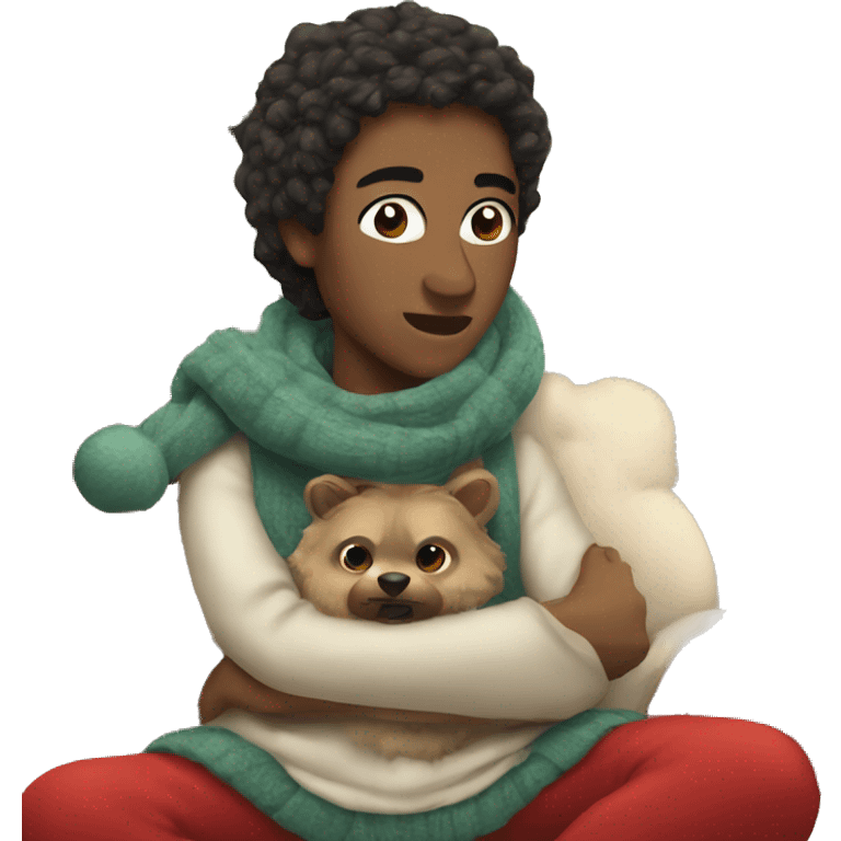 christmas cozy emoji