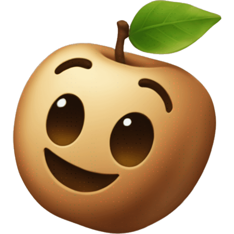 Rol de canela y manzana  emoji