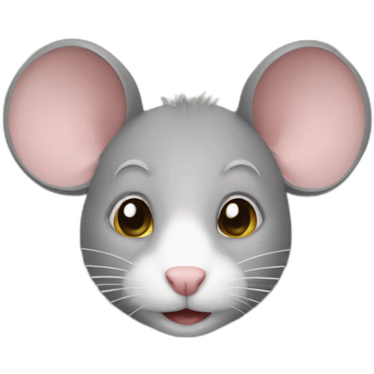 Rat sur un chat emoji