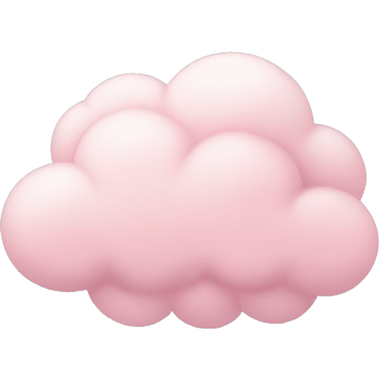 pastel pink cloud emoji