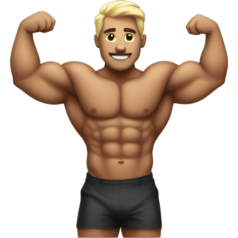 Body builder emoji