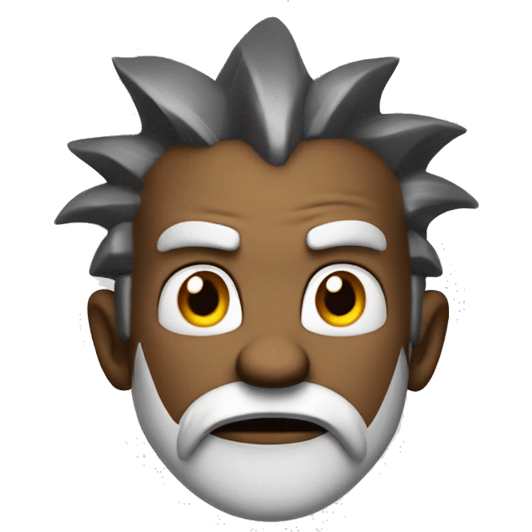 Chaos character from sonic series face emoji