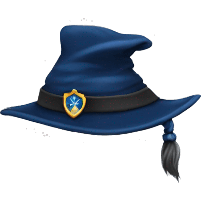 a magican hat ravenclaw emoji