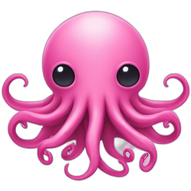 kawaii pink cthulu emoji