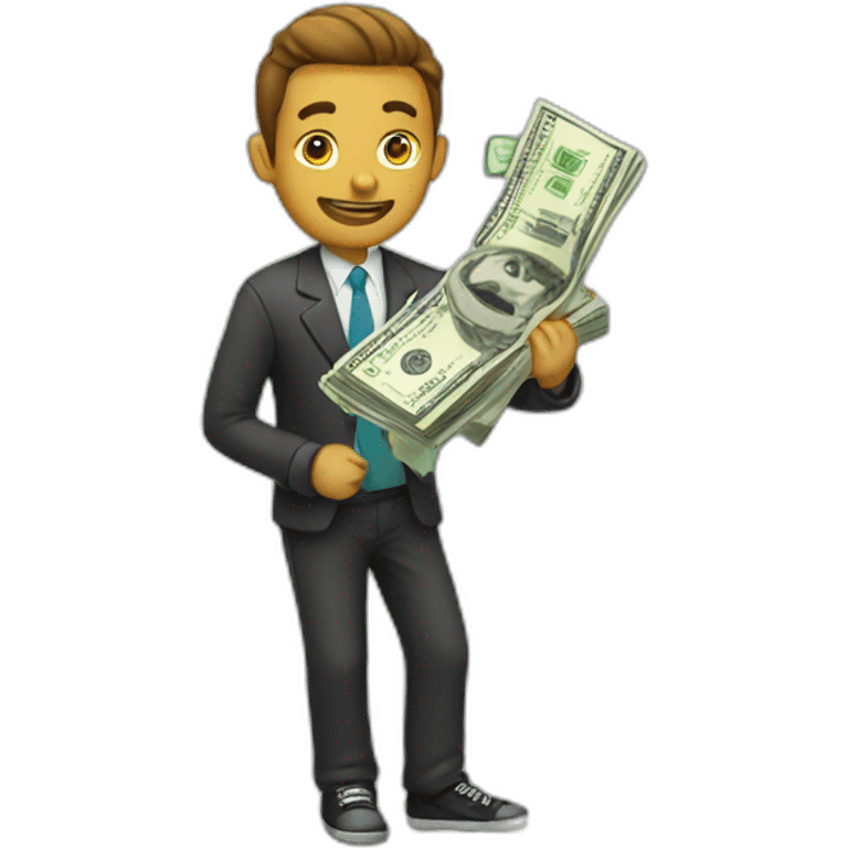 guy with money emoji