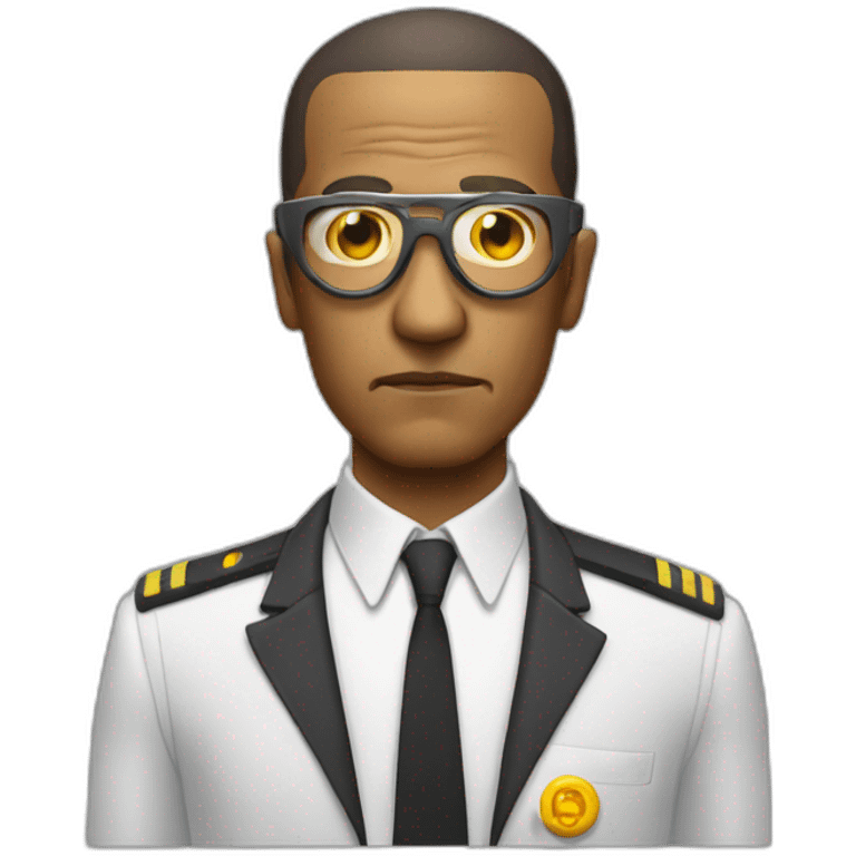 Gustavo Fring avec des lasers dans les yeux emoji