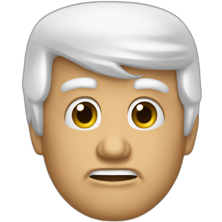 Trump qui fait caca emoji