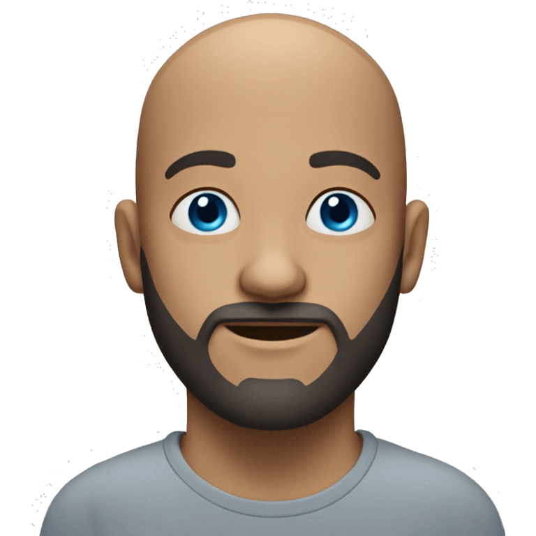 bald-it-guy-with-beard blue eyes emoji