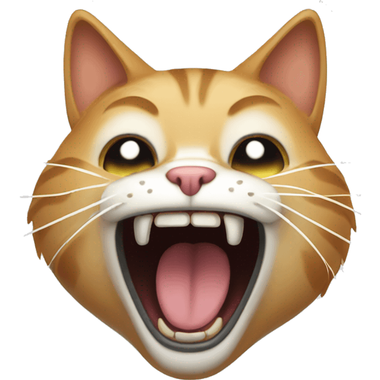 Cat screaming  emoji