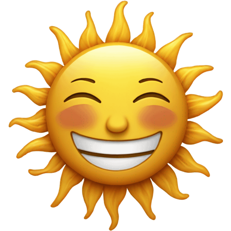 Sun and mood together  emoji