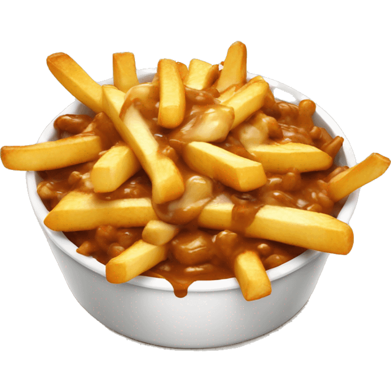 Poutine qui mange du poutine emoji