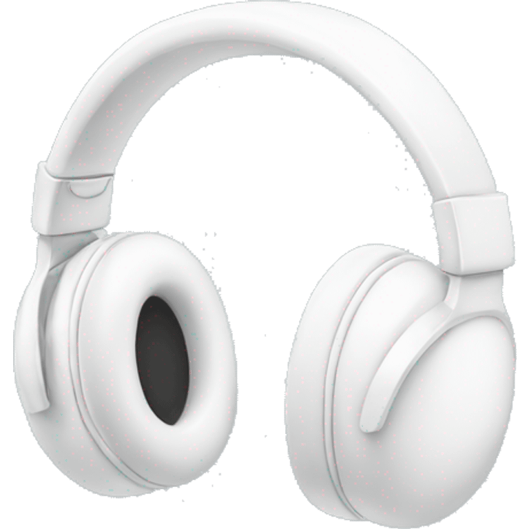 white headphones with white bows emoji