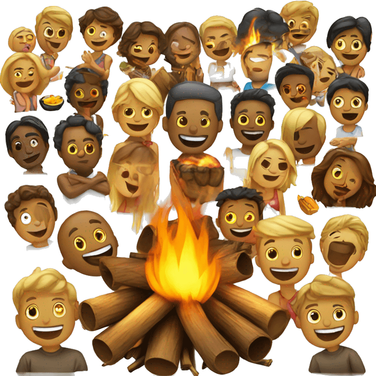 bonfire, party in Brazil emoji