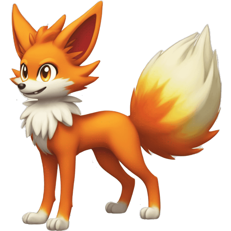  Delphox-Braixen-Fennekin-Fakemon Full body emoji