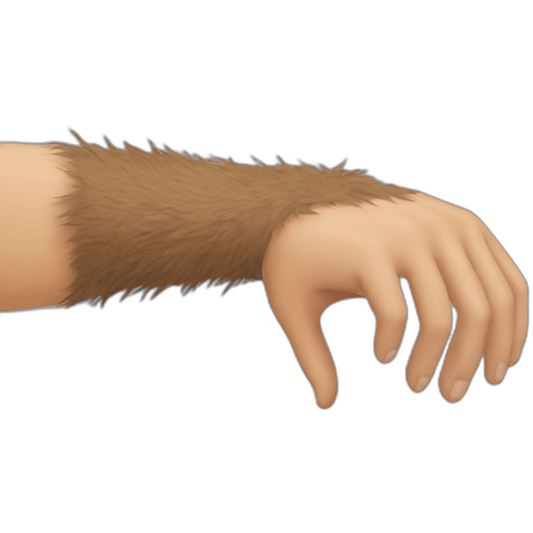 hairy arm emoji