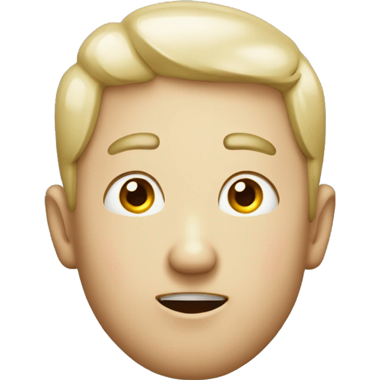 Chinese head with amazement The eyes close together emoji