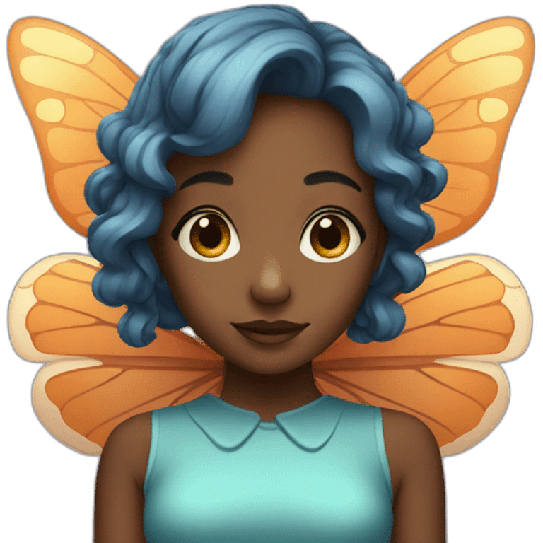 butterfly girl emoji