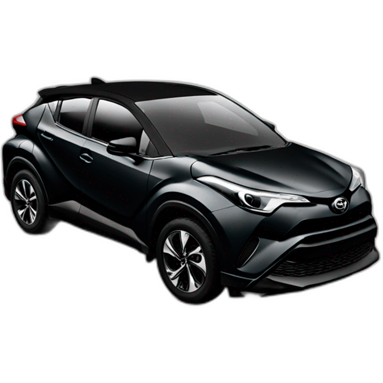 Toyota ch-r black emoji