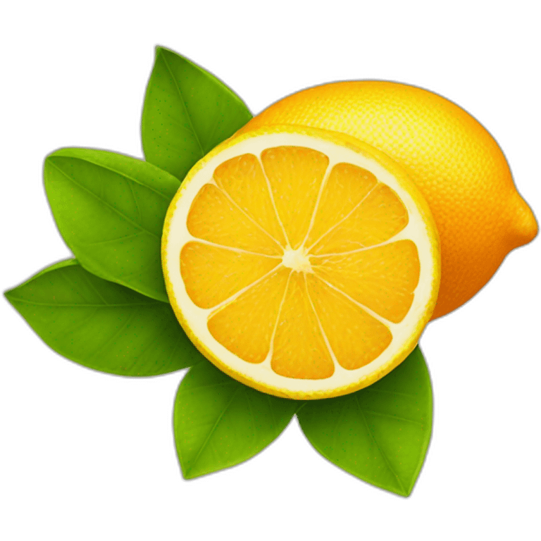 Lemon orange  emoji