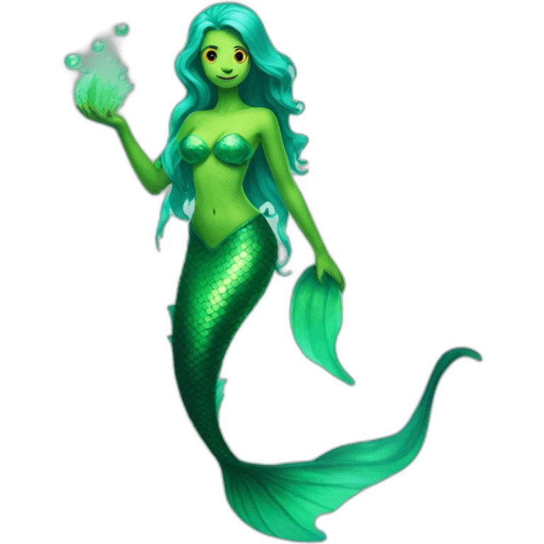 radioactive mermaid emoji