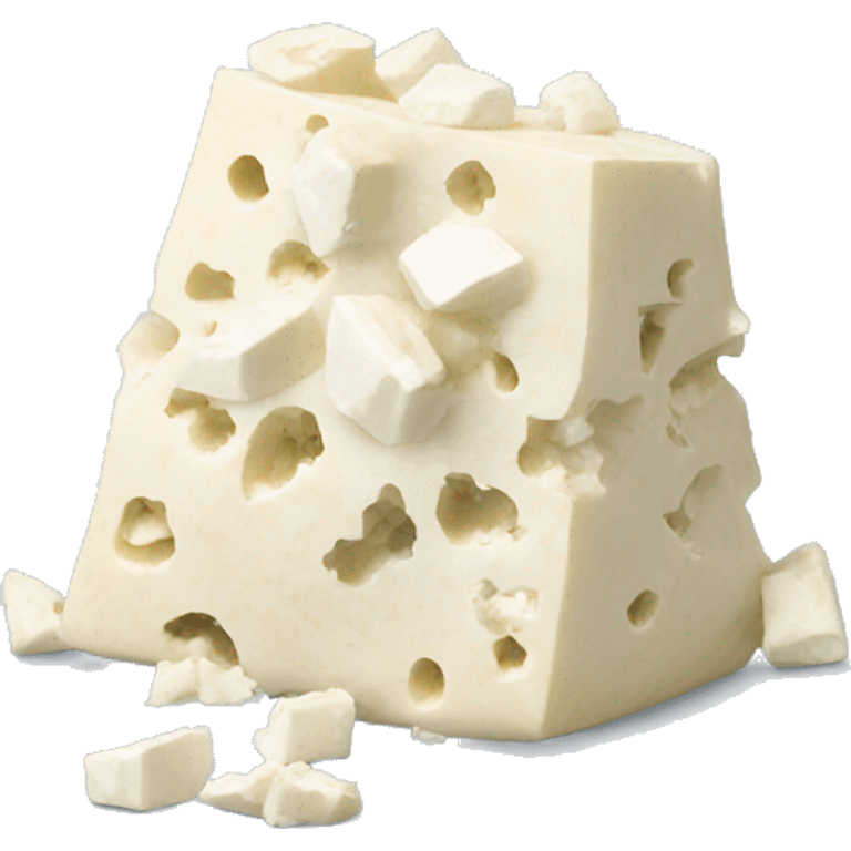 crumbled feta cheese emoji