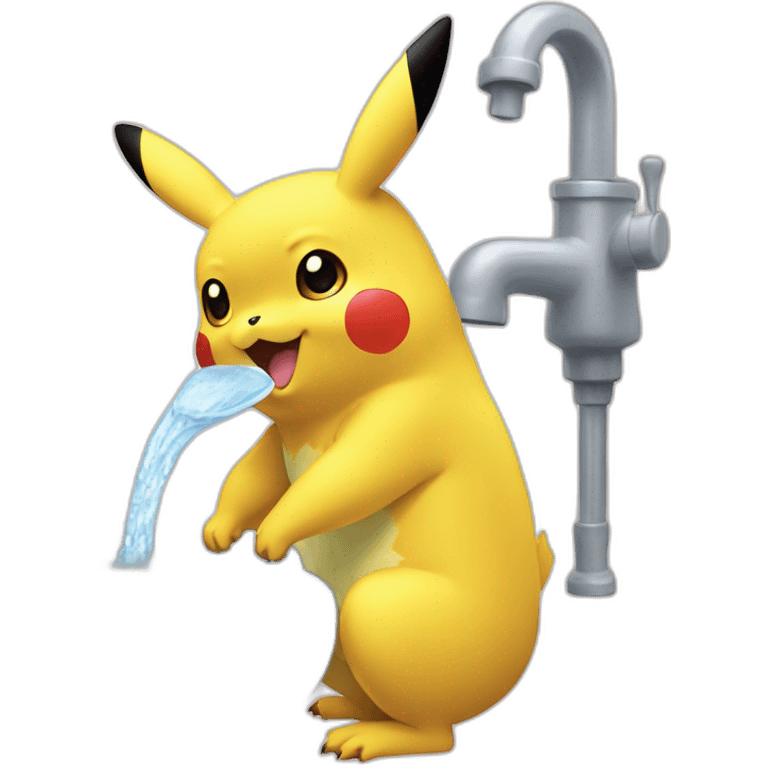 pikachu-washing-hands-with-soap emoji