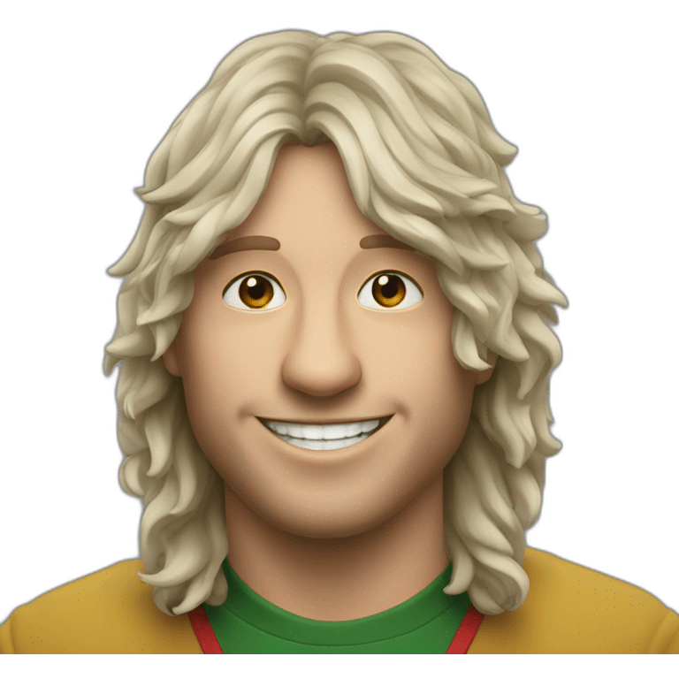 Welsh a bruin met brede bles emoji