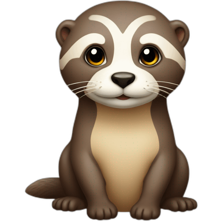 Loutre sur vache emoji