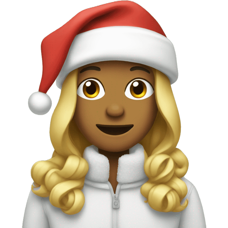 Christmas inspired emoji