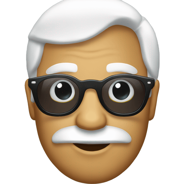 papa noel con gafas de sol emoji