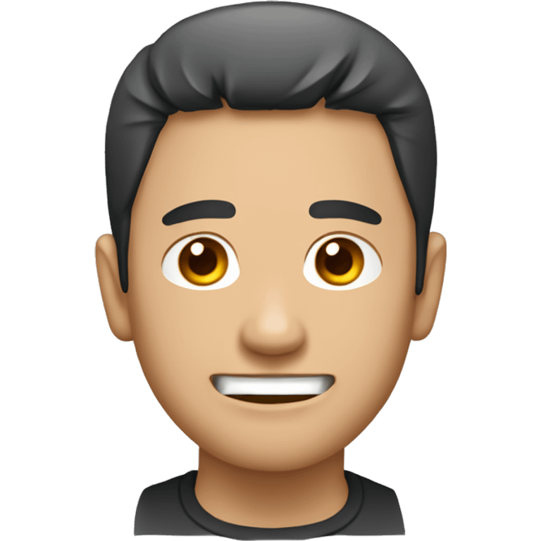 Hombre con rasgos asiaticos marcados emoji