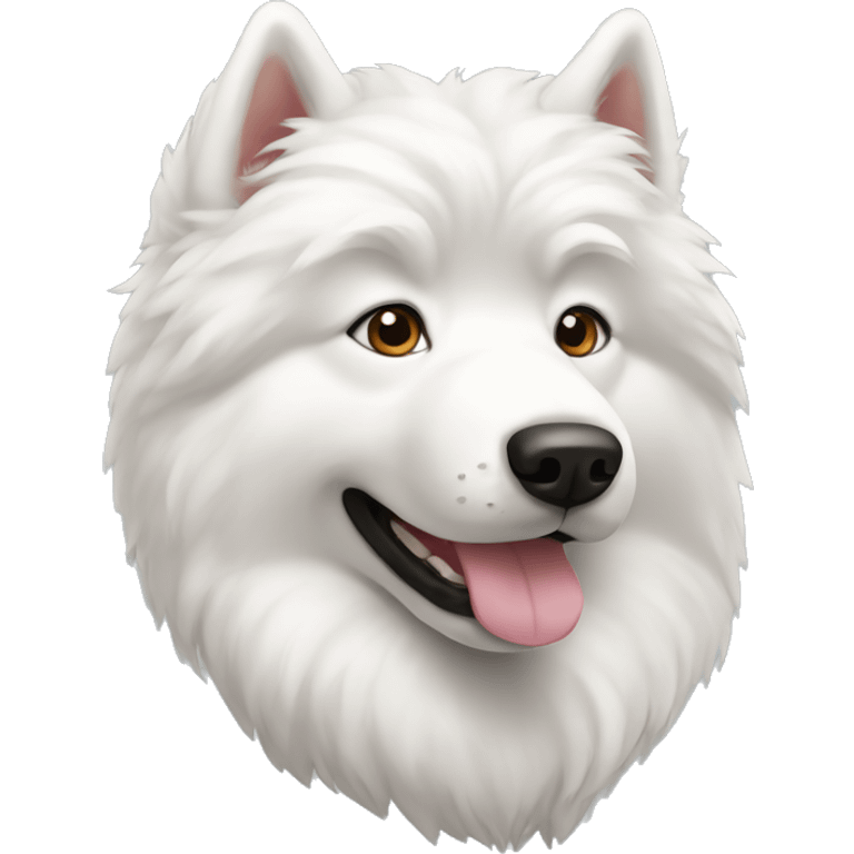 samoyed dog emoji