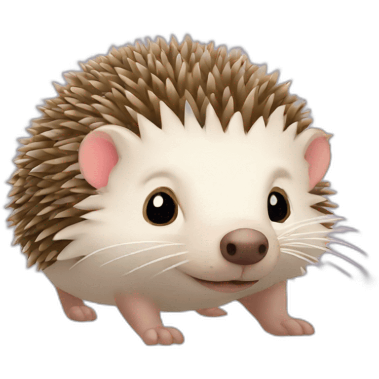 bald hedgehog emoji