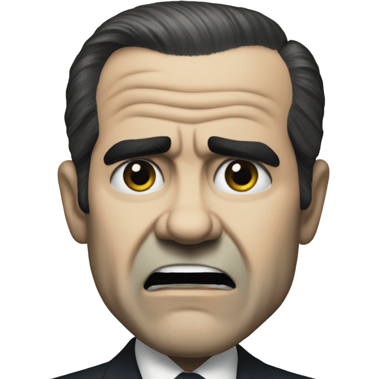 Nixon is scared emoji