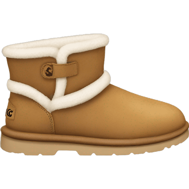 1 pair of ugg tasman emoji