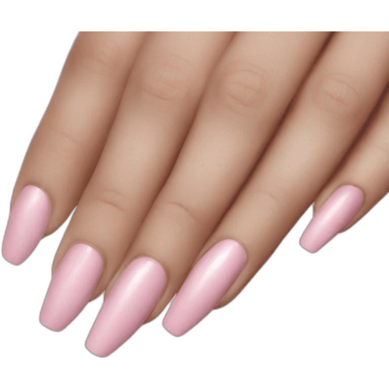 Light pink nails emoji