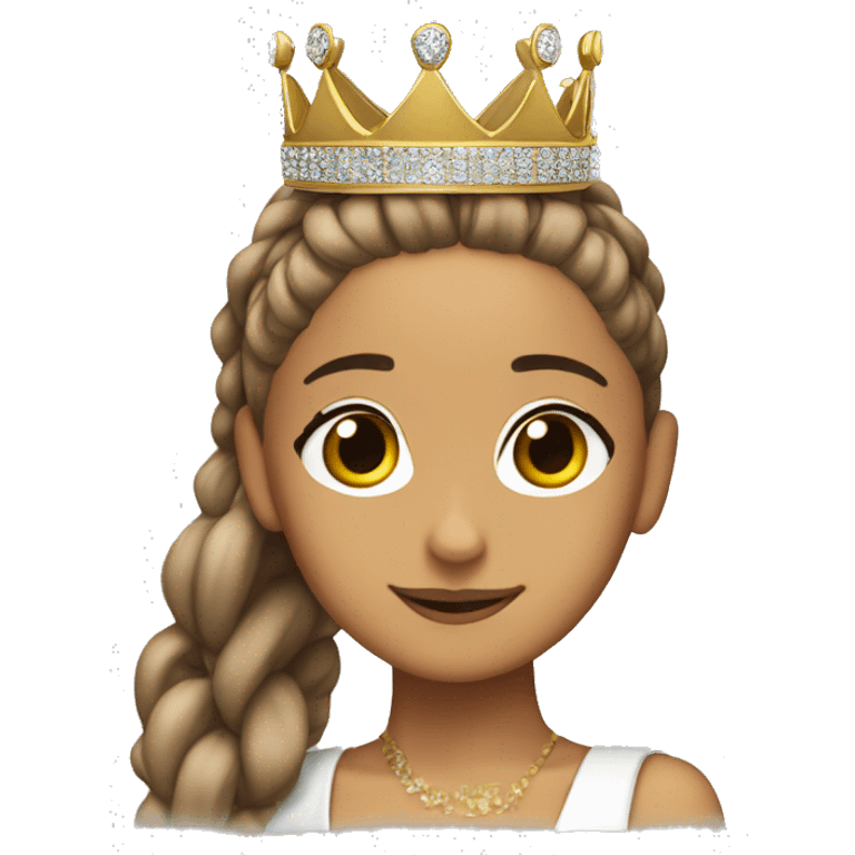 Ariana grande wearing a crown emoji